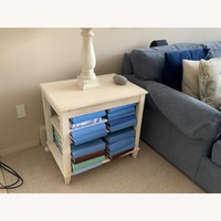 Ethan Allen “Library End Table” in “Cotton” 