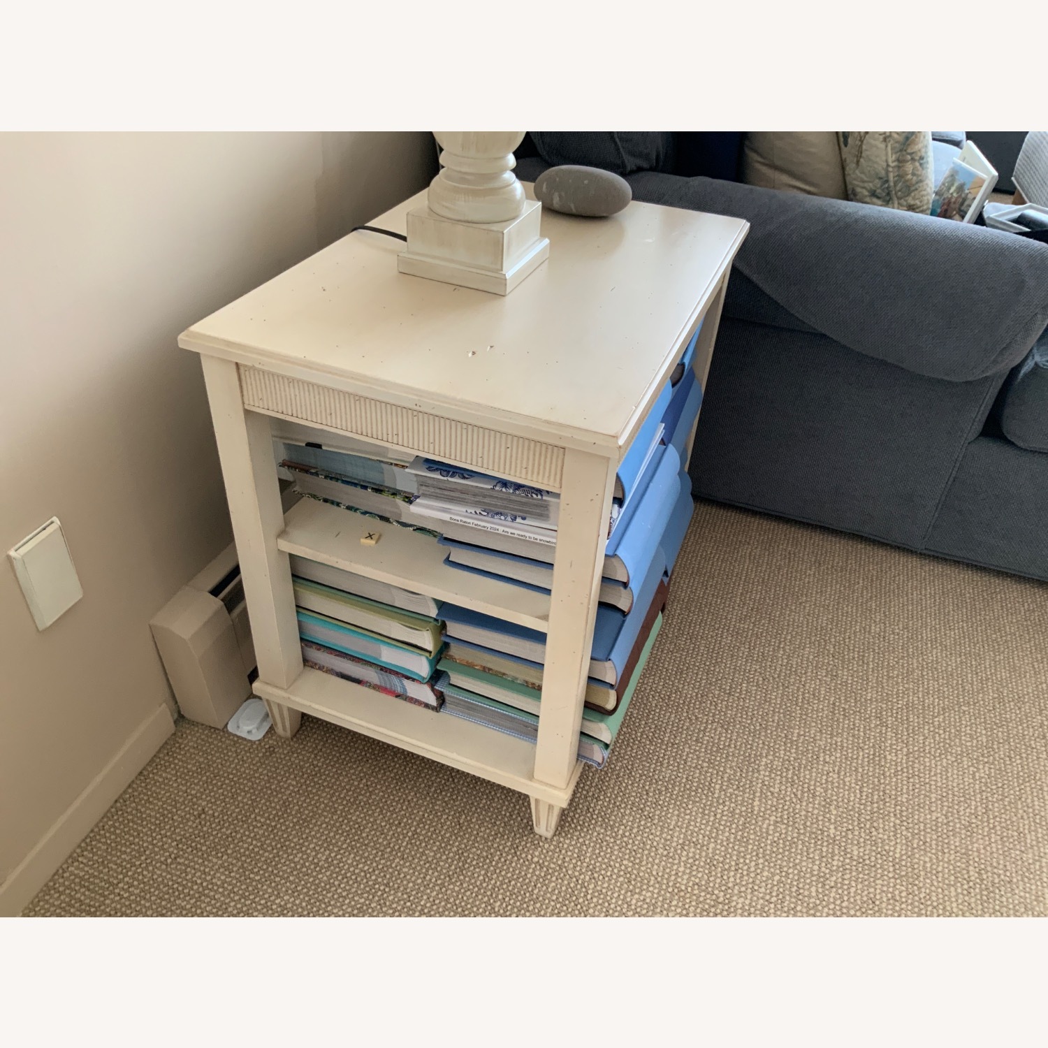 Ethan Allen “Library End Table” in “Cotton”  - image-2