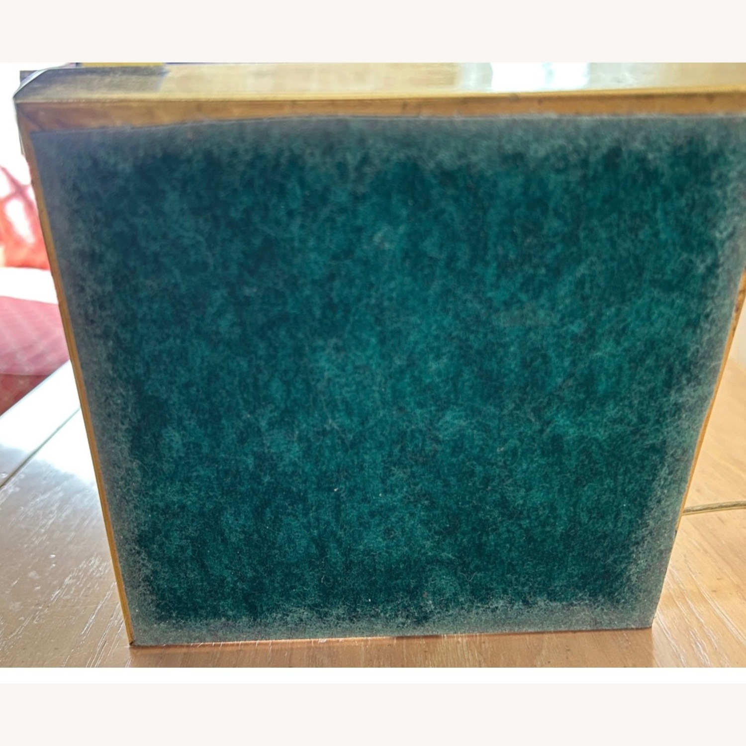  Vintage Brass & Crystal Table Lamp Set - image-3