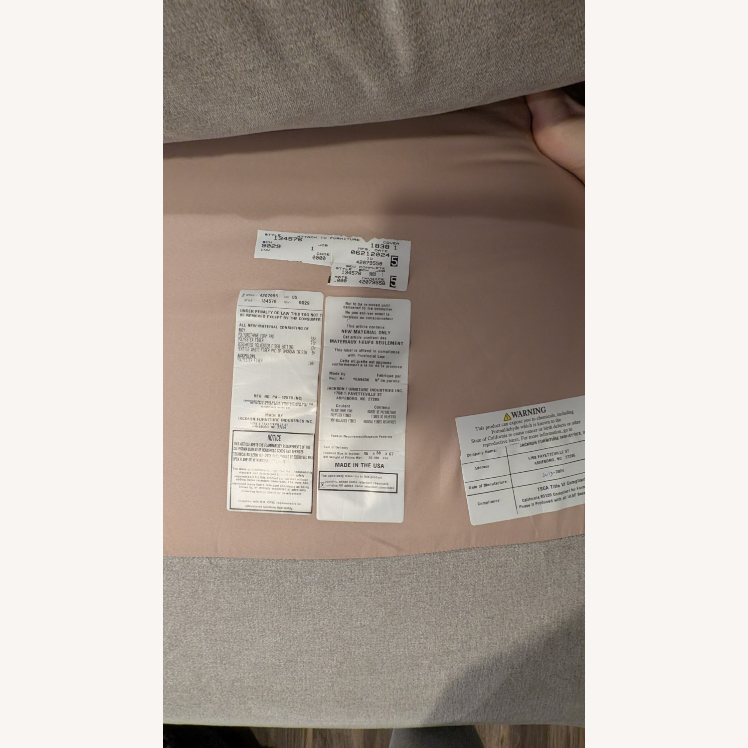 Jackson Harper 2-Piece Right Chaise Sectional - image-3