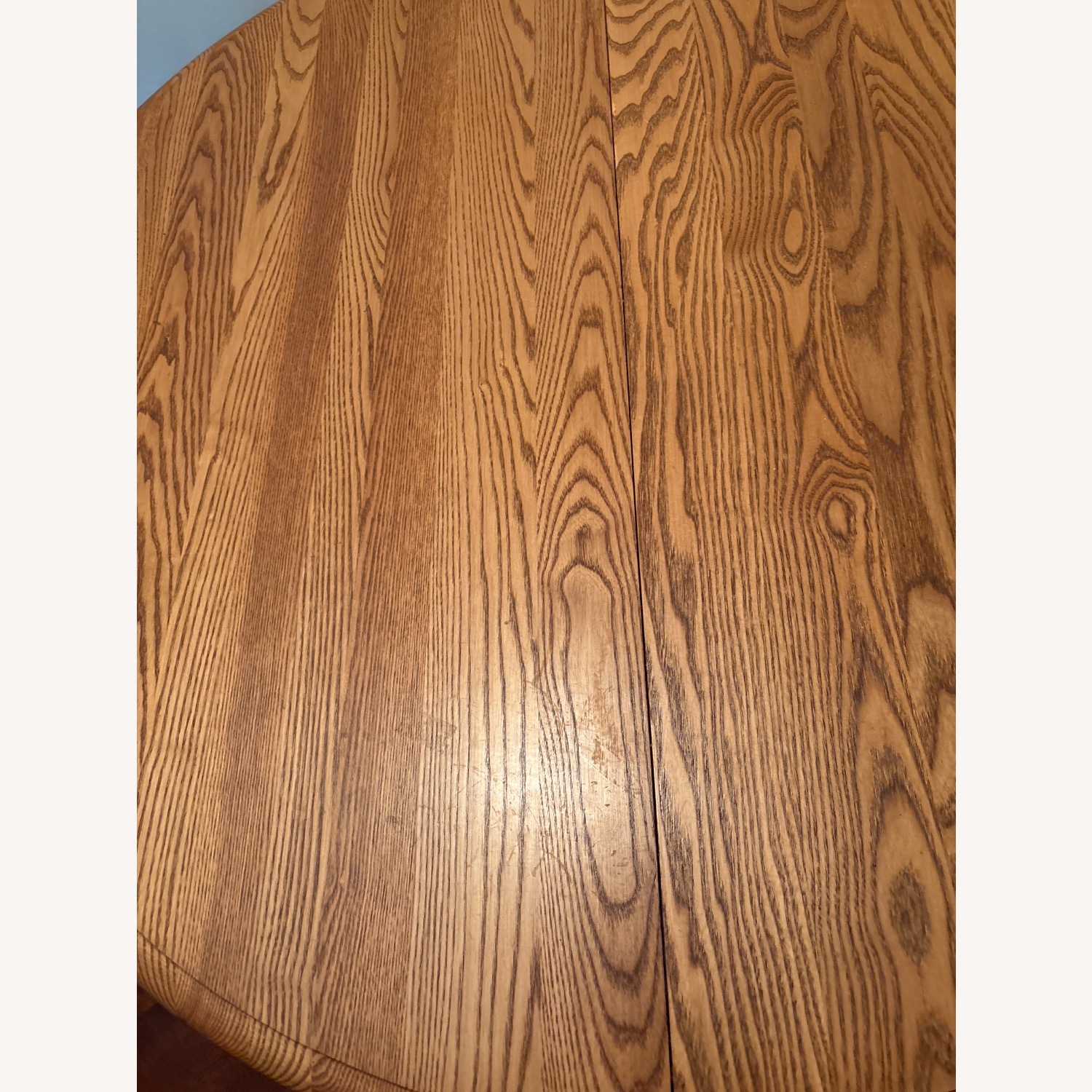 Vintage/Antique Dark Brown Wood Dining Table - image-2