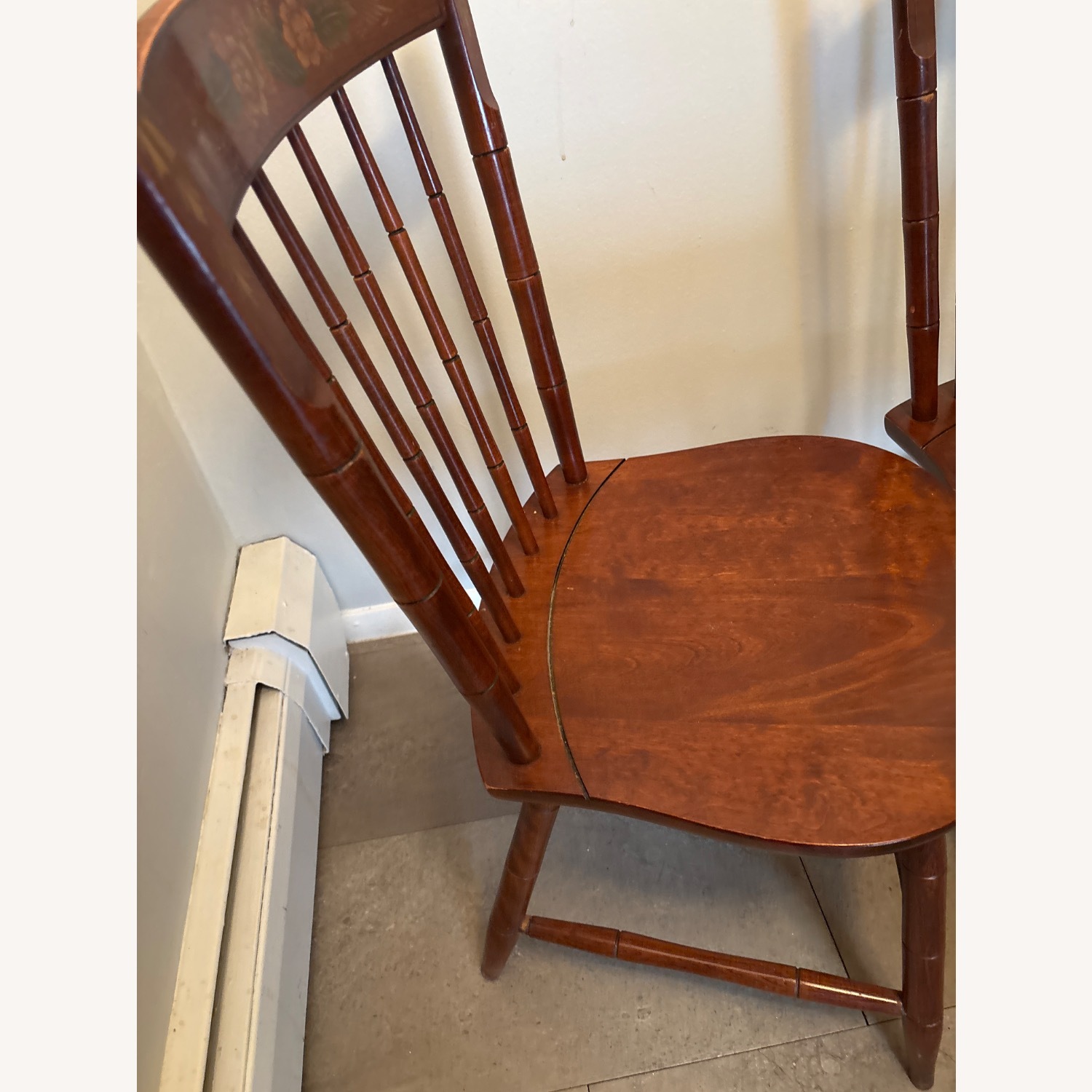Hitchcock Furniture Dark Brown Wood Dining Chairs - image-6