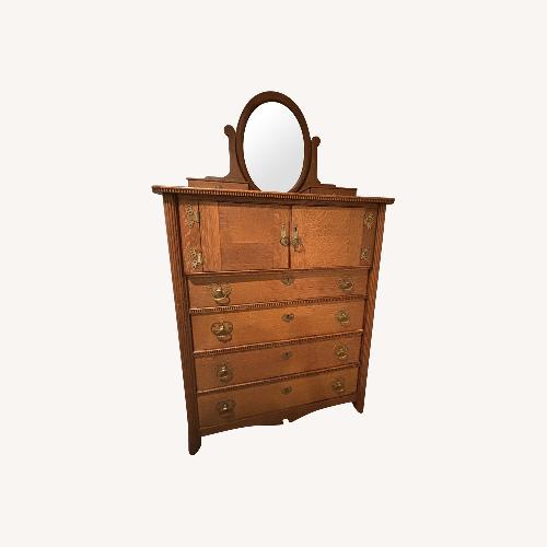 Used Natural Wood Armoire for sale on AptDeco