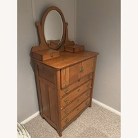 Natural Wood Armoire