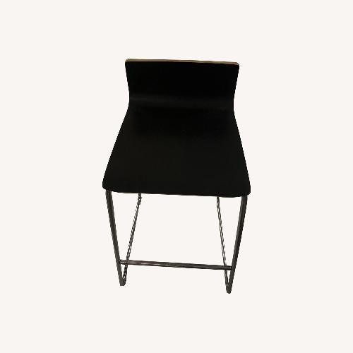 Used Arper Sebastian Black Wood Stools for sale on AptDeco