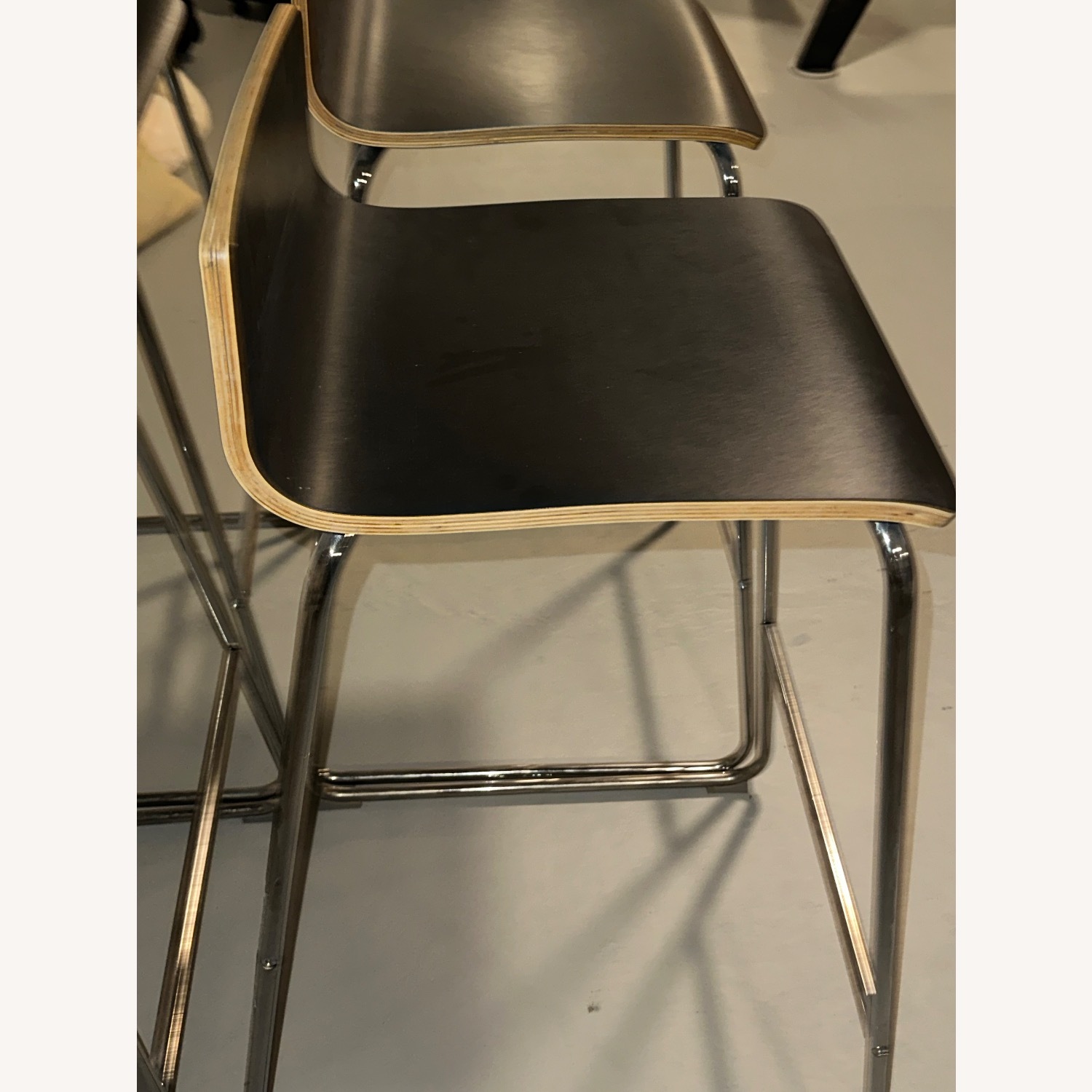 Arper Sebastian Black Wood Stools - image-1