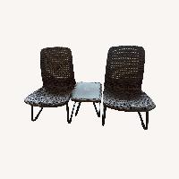 Dark Brown Wicker Patio Furniture