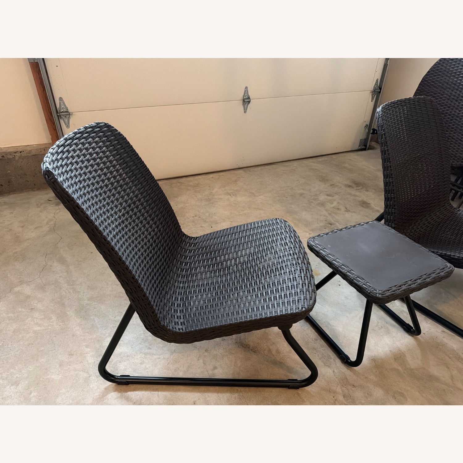 Dark Brown Wicker Patio Furniture - image-2