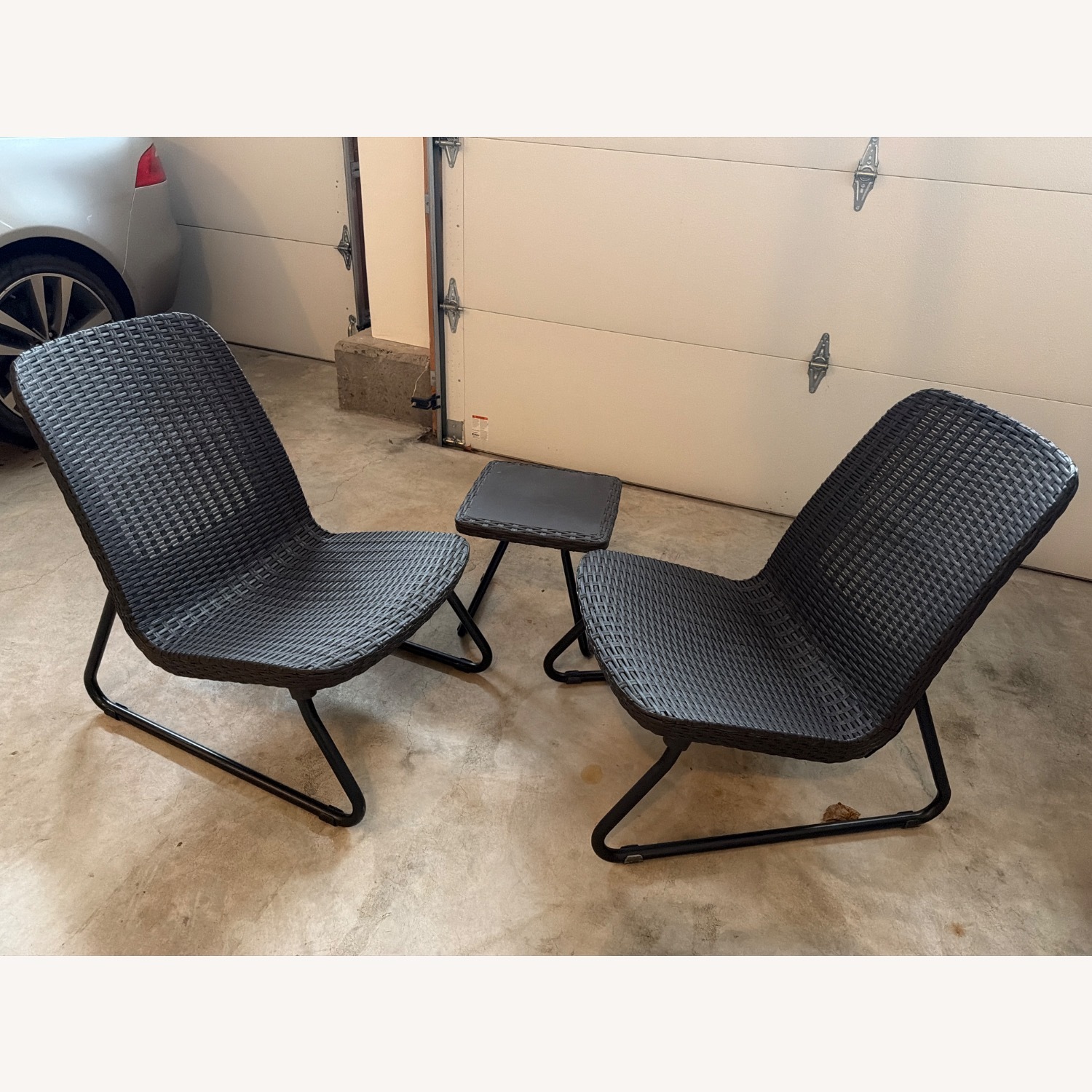 Dark Brown Wicker Patio Furniture - image-3