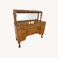 Vintage/Antique Natural Wood Sideboard