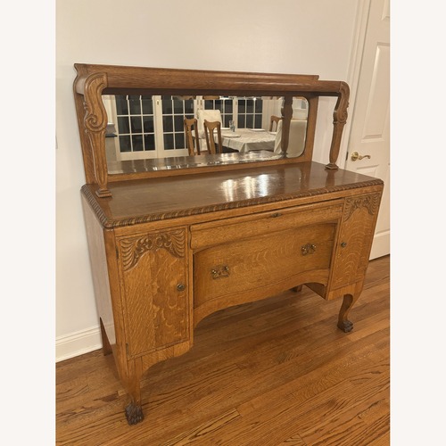 Used Vintage/Antique Natural Wood Sideboard for sale on AptDeco
