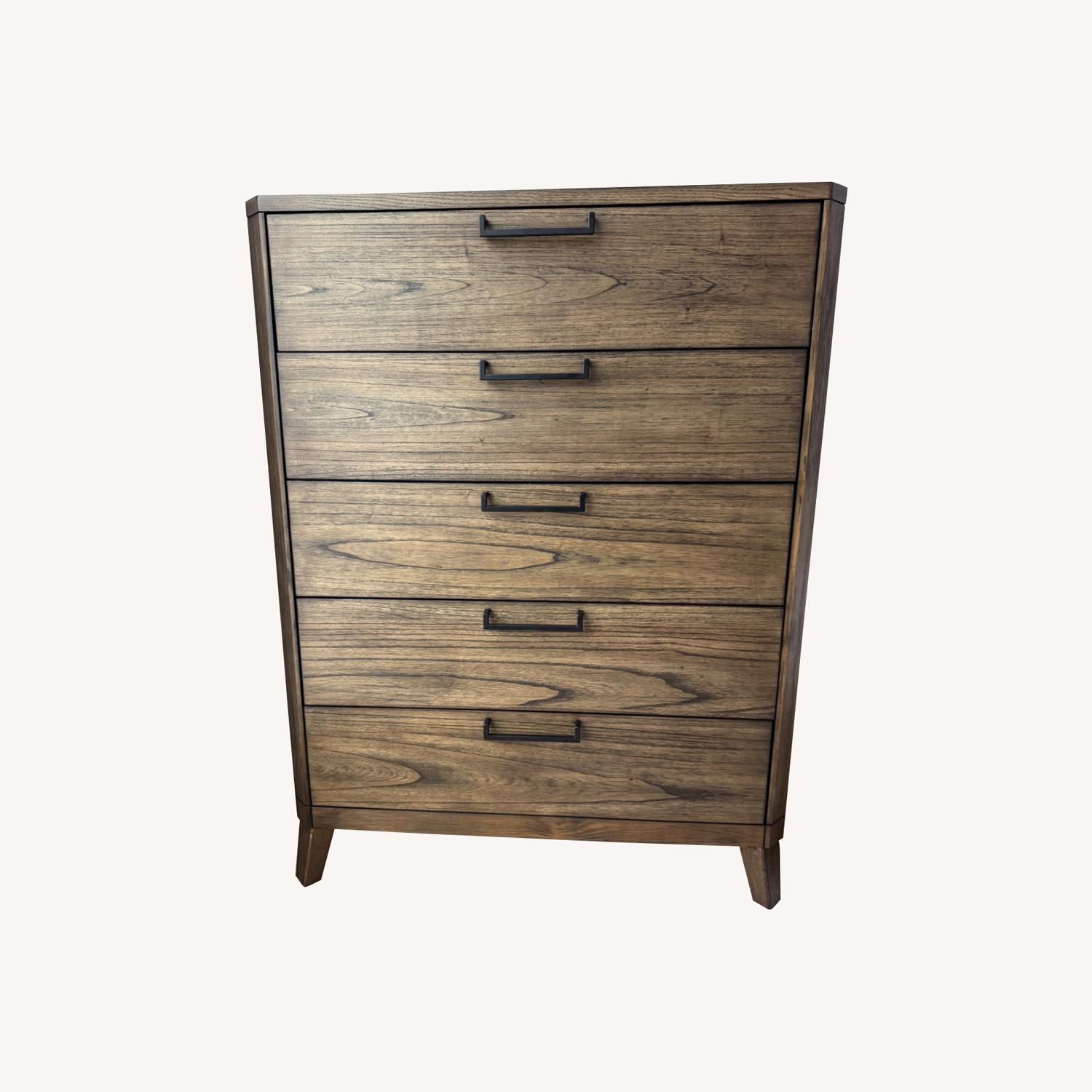 Raymour & Flanigan Chesnut Brown Carlsbad Chest - image-0