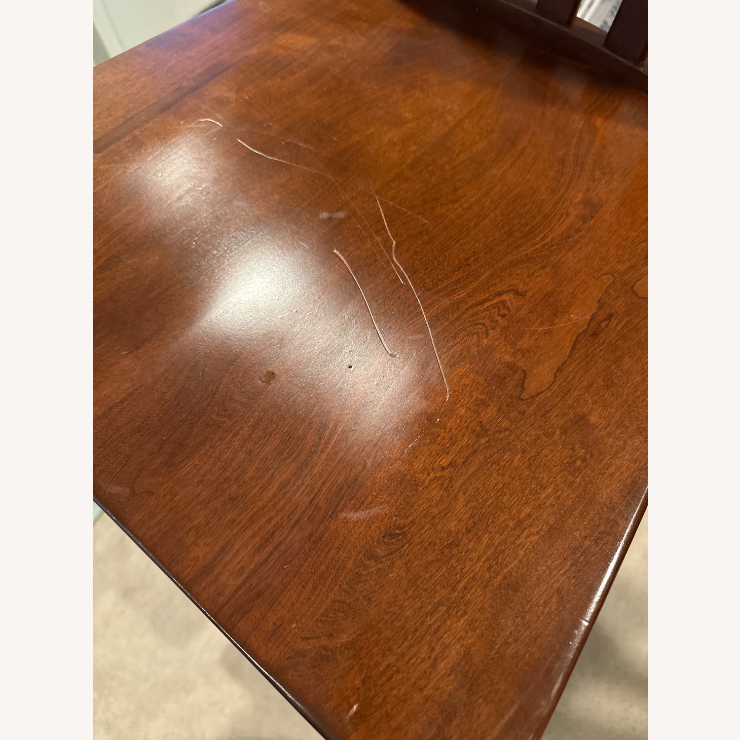 Hoosier Heirlooms Dark Brown Wood Stools - image-4