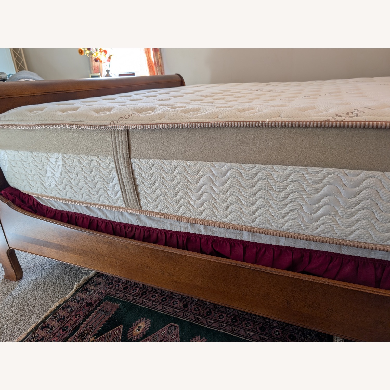 Quality Ethan Allen King Wood Bed - image-6