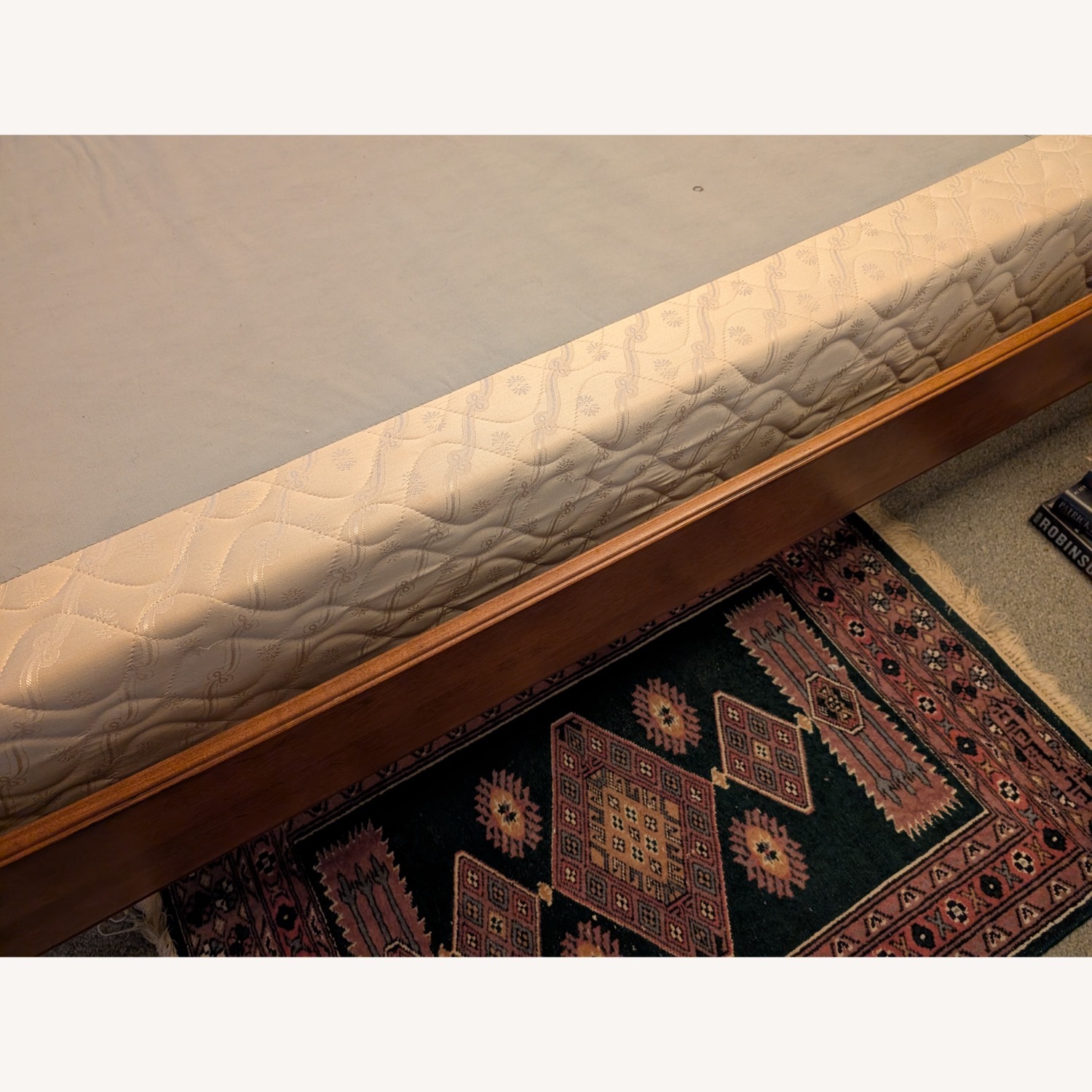 Quality Ethan Allen King Wood Bed  - image-9