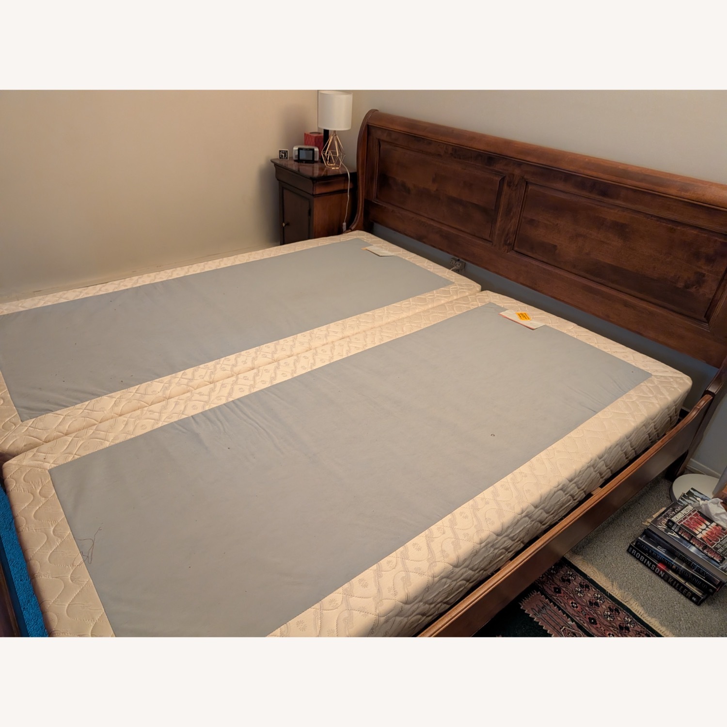 Quality Ethan Allen King Wood Bed  - image-8