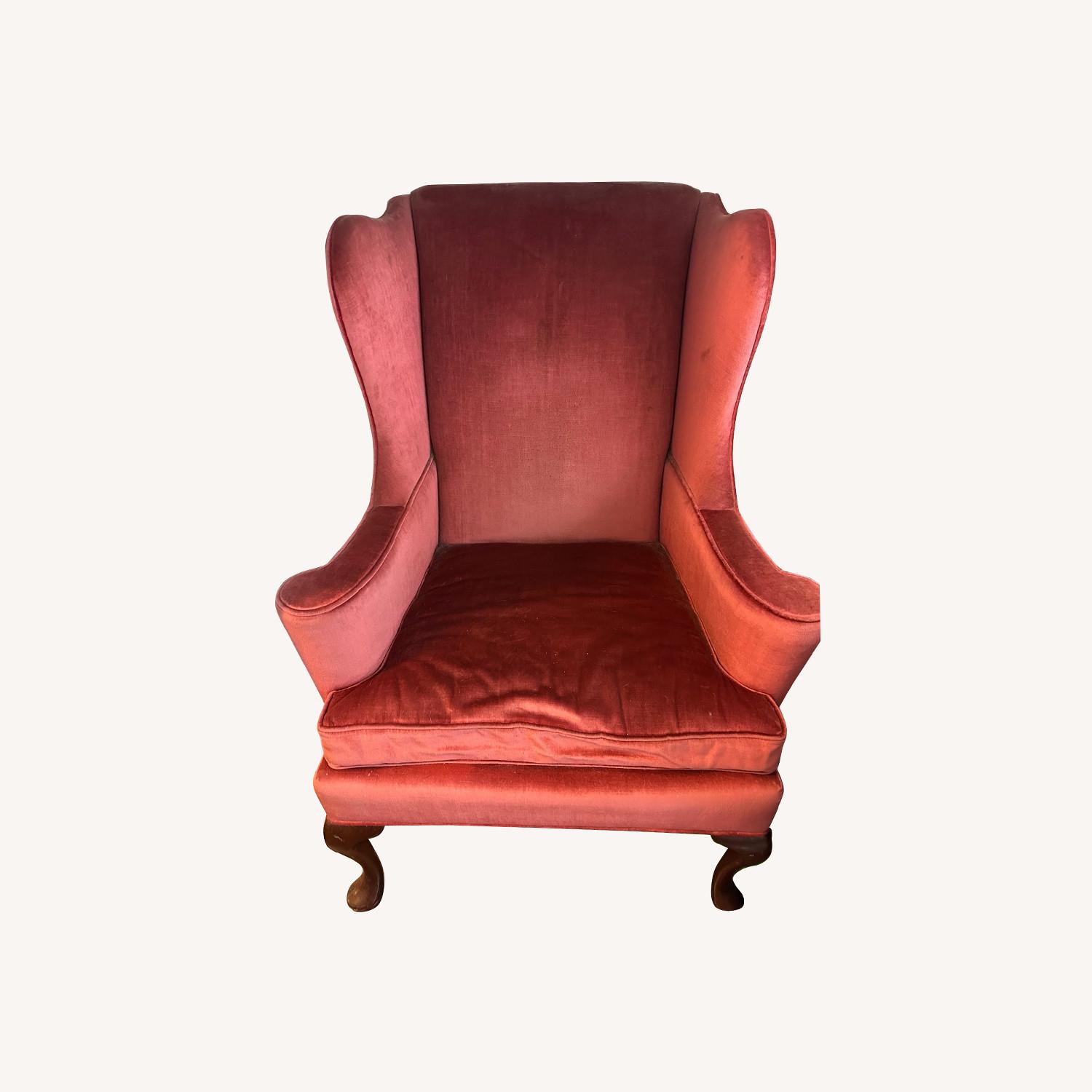 Red Velvet Chair - image-0