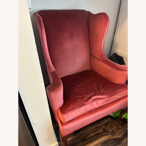 Used Red Velvet Chair  for sale on AptDeco