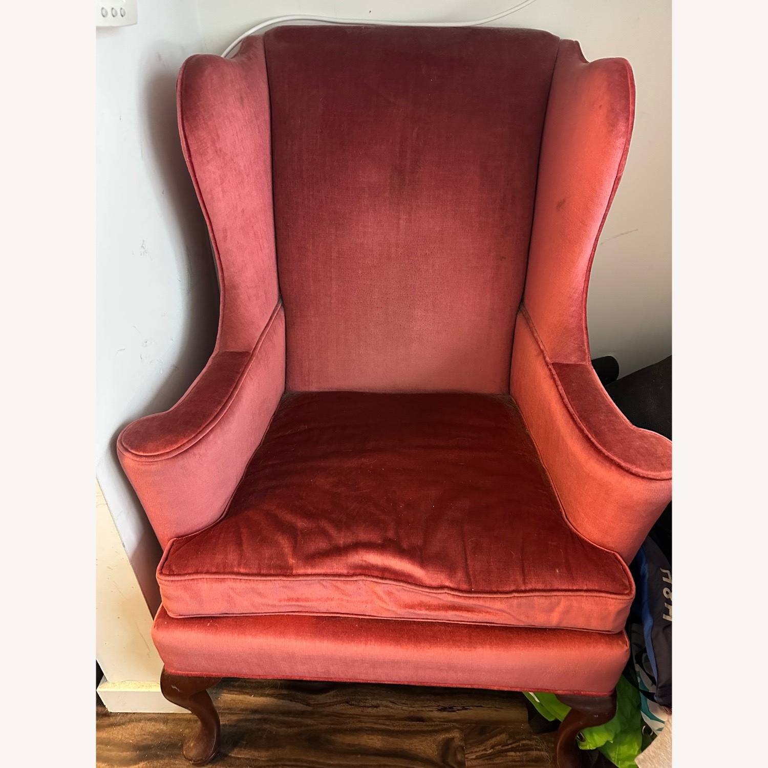 Red Velvet Chair - image-3