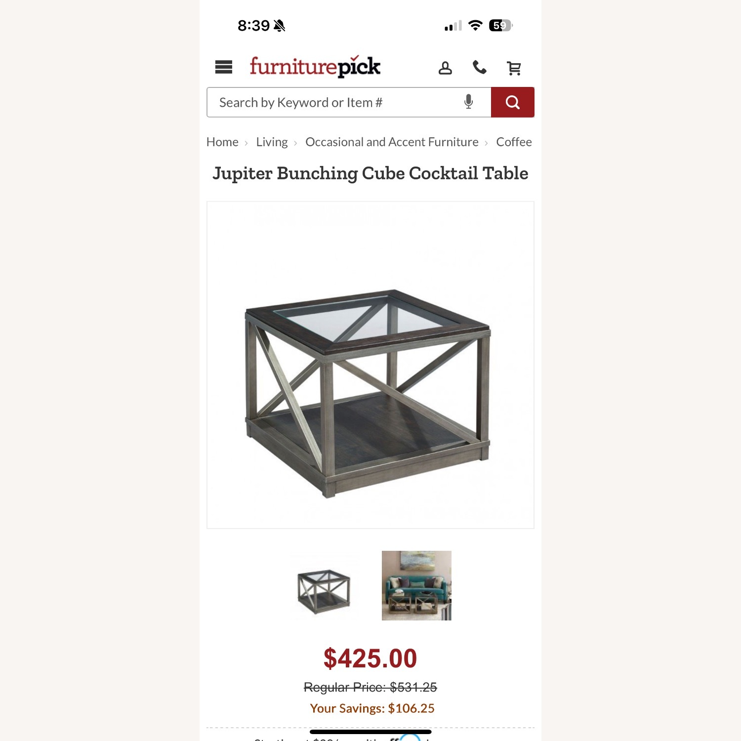 Hammary Jupiter Dark Brown Wood Coffee Table - image-11