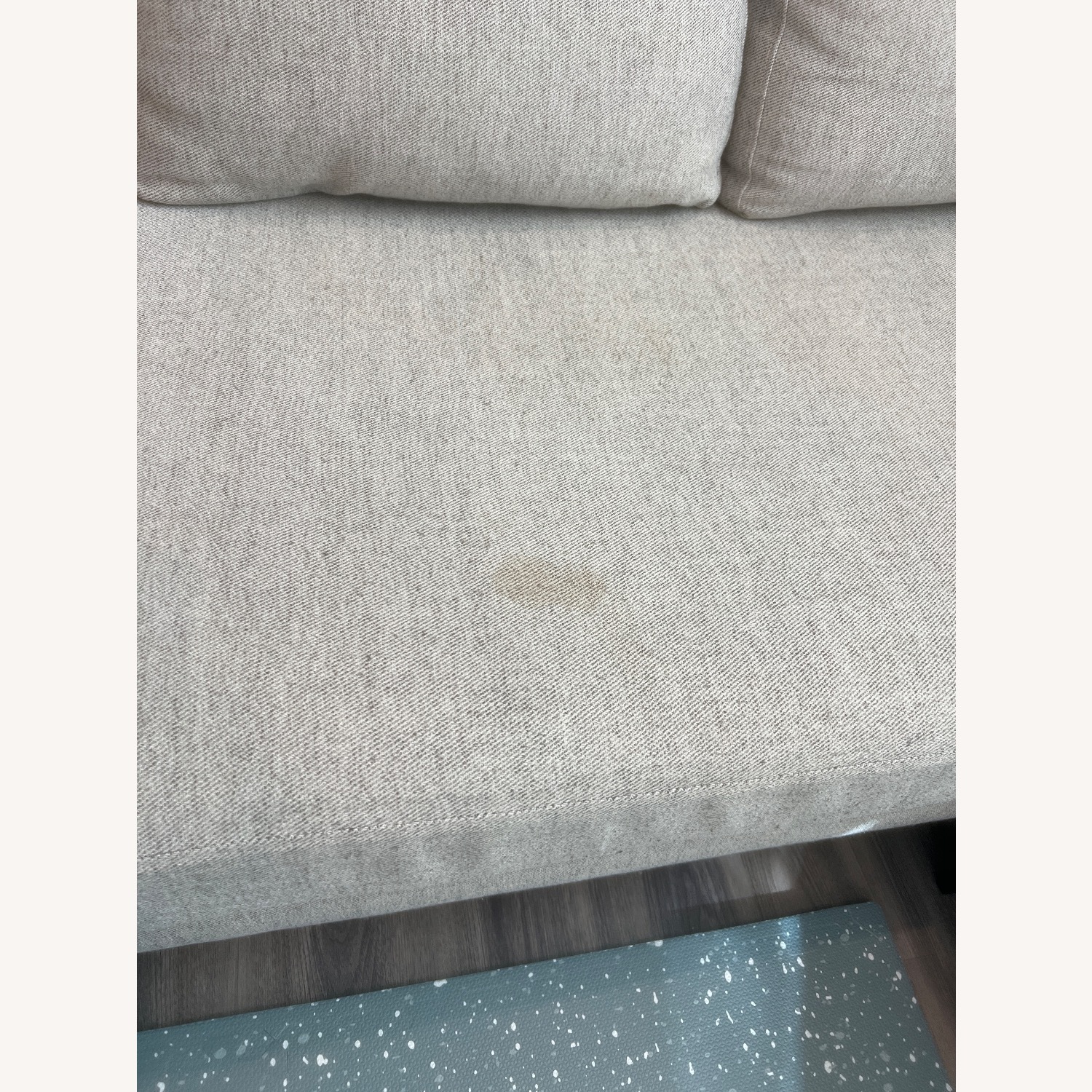 West Elm Light Gray Fabric 2 Piece Sectional - image-4