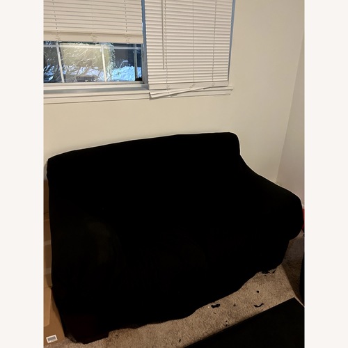 Used 100 Essentials Black 2 Seater Sofa for sale on AptDeco