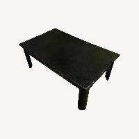 100 Essentials Black Wood Coffee Table