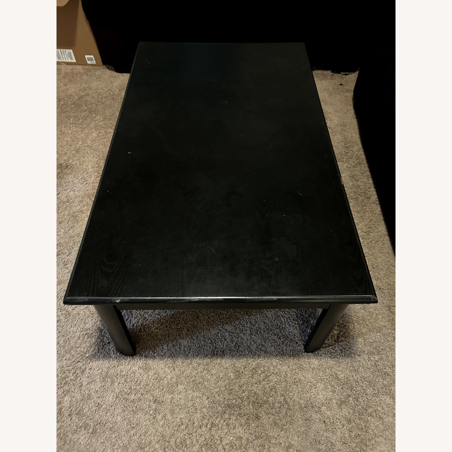100 Essentials Black Wood Coffee Table - image-2