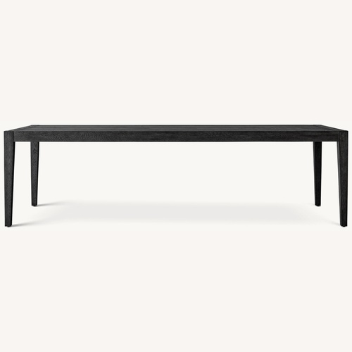 Used Restoration Hardware Silver Aluminum Dining Table for sale on AptDeco