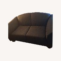 Black 2 Seater Sofa