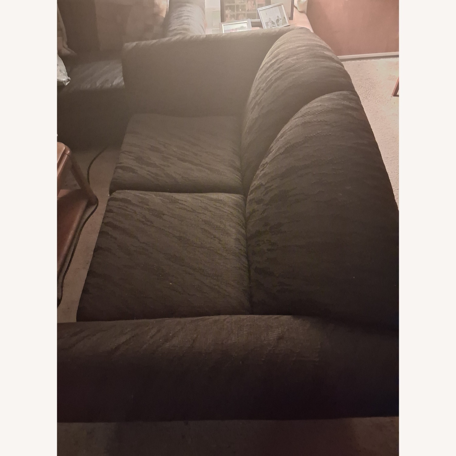 Black 2 Seater Sofa - image-2