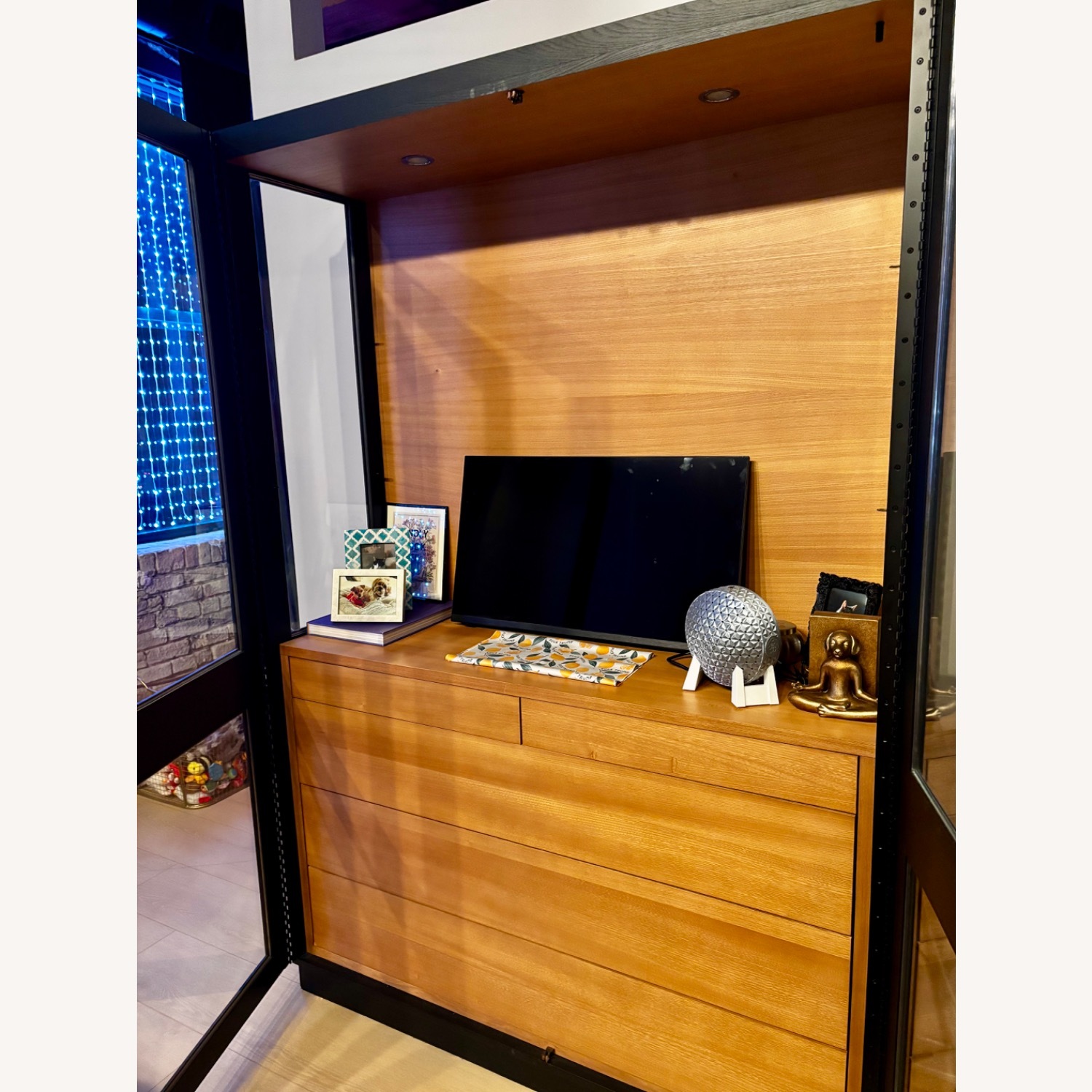 Crate & Barrel Calypso Black Wood Sideboard - image-3