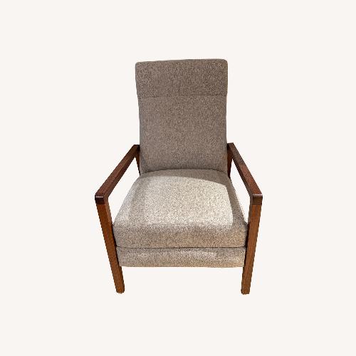 Used Room & Board Westport Natural Fabric Recliner for sale on AptDeco