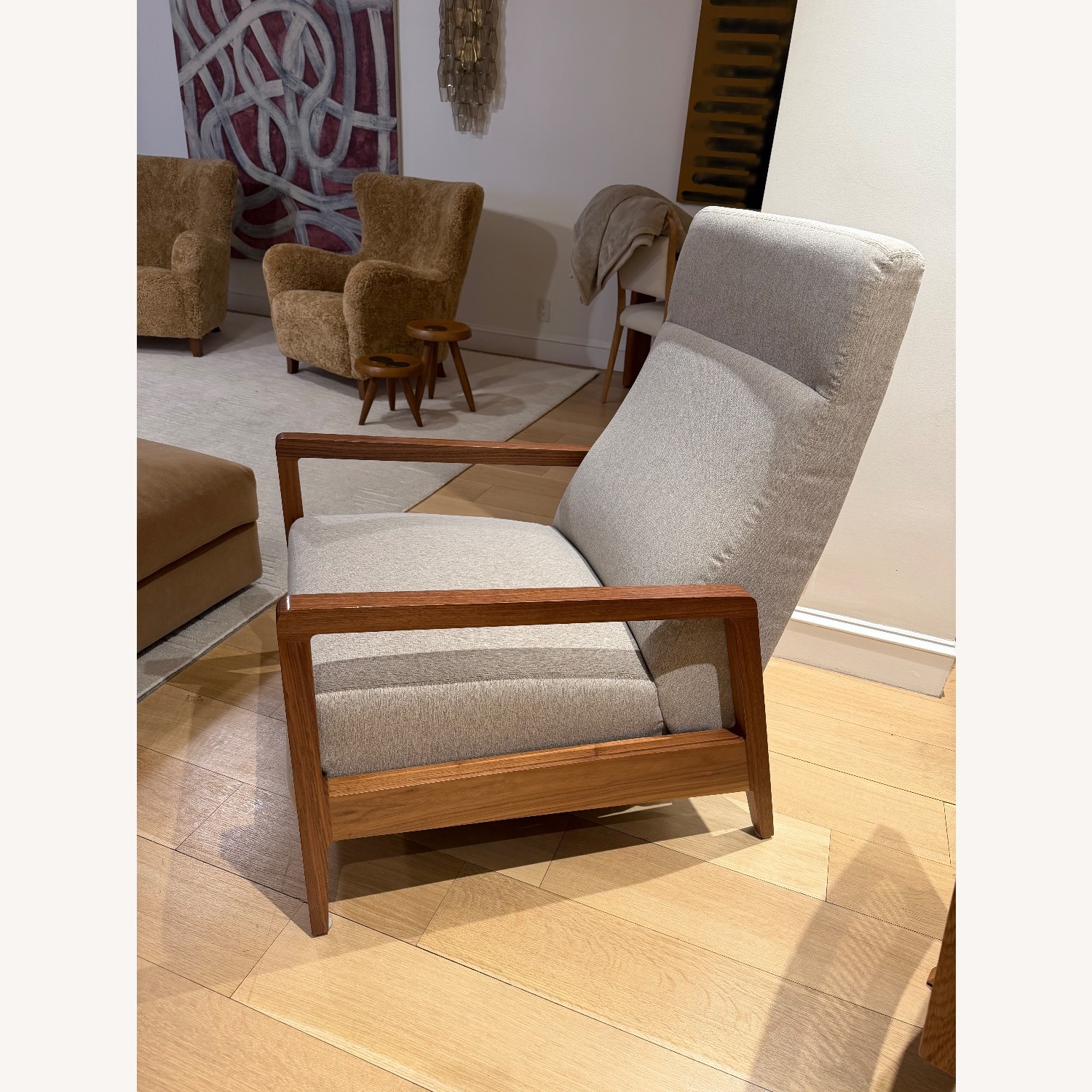 Room & Board Westport Natural Fabric Recliner - image-4