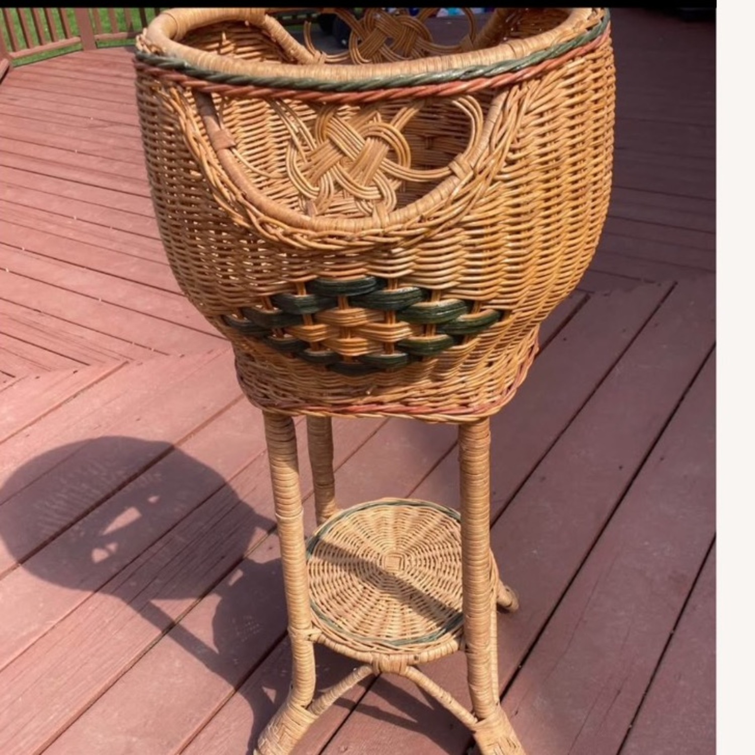 Vintage/Antique Natural Planter - image-1