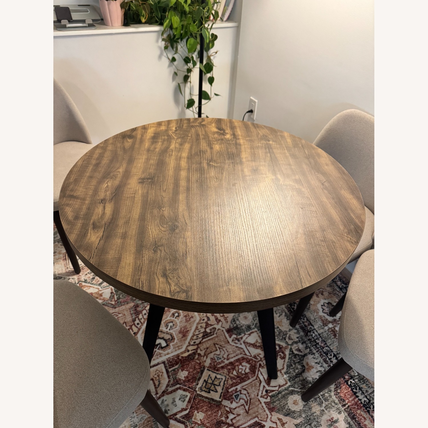 Wayfair Dark Brown Wood Dining Table - image-4