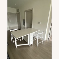 IKEA Folding Table With 2 Chairs