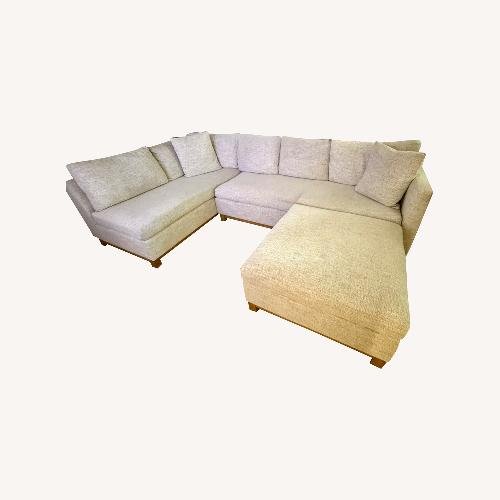 Used **Alder & Tweed Clayton Sectional with Ottoman for sale on AptDeco