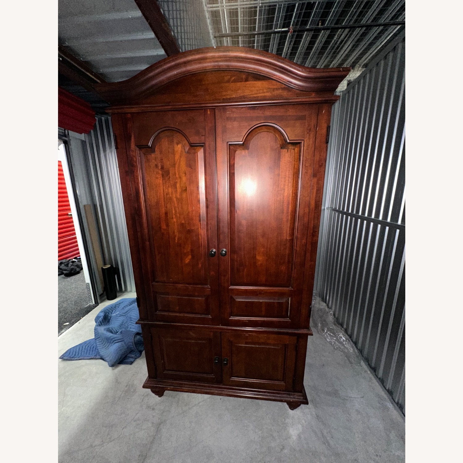 Hamilton Heritage Dark Brown Armoire - image-1