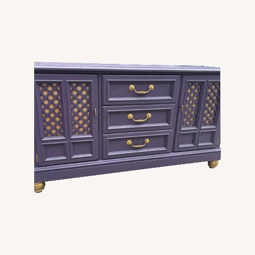 Used Drexel Esperanto Purple Wood Sideboard for sale on AptDeco