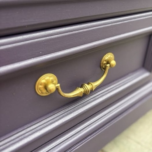 Used Drexel Esperanto Purple Wood Sideboard for sale on AptDeco