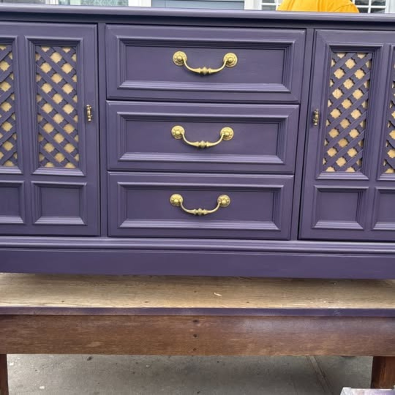 Drexel Esperanto Purple Wood Sideboard - image-3