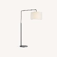 Room & Board Light Gray Metal Floor Lamp