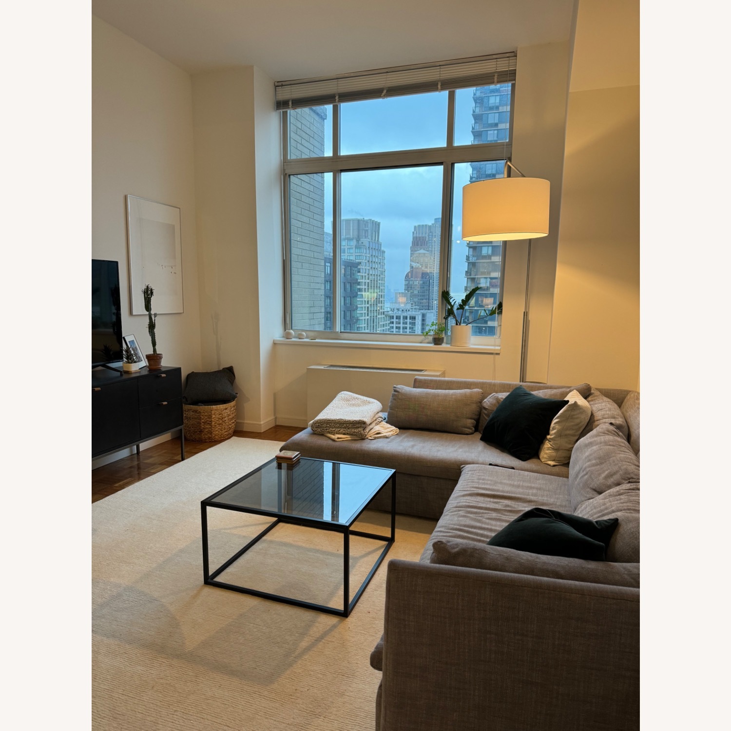 Room & Board Light Gray Metal Floor Lamp - image-5