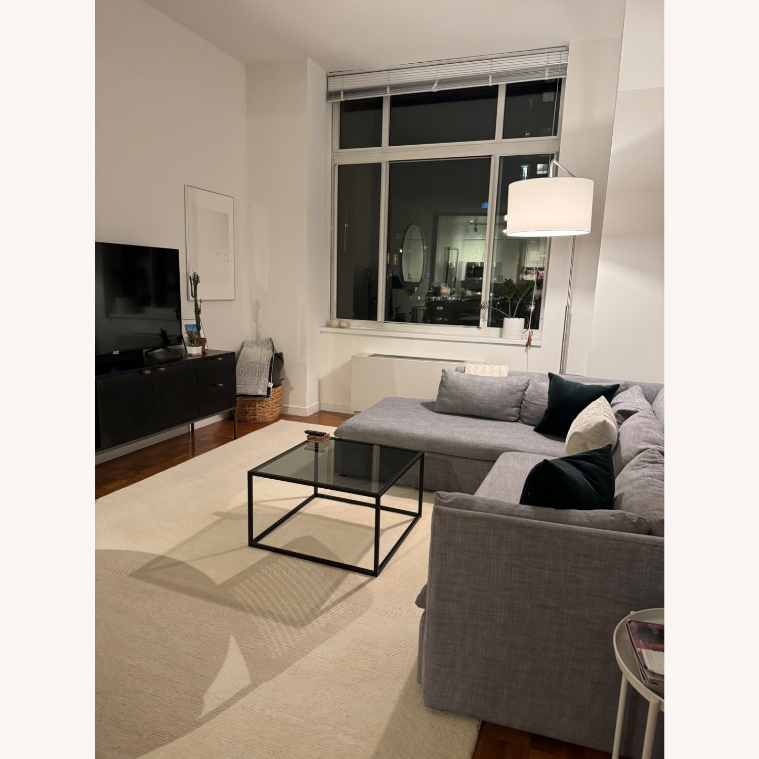 Room & Board Light Gray Metal Floor Lamp - image-4