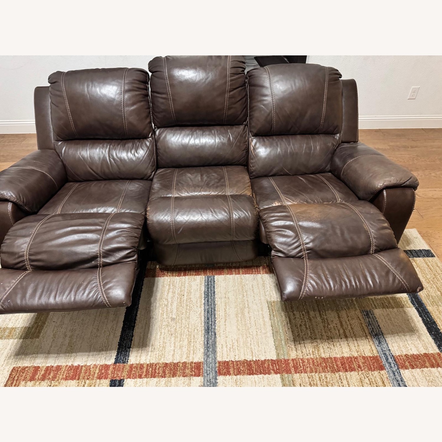Ashley Furniture Dark Brown 3+ Seater Sofa - image-2