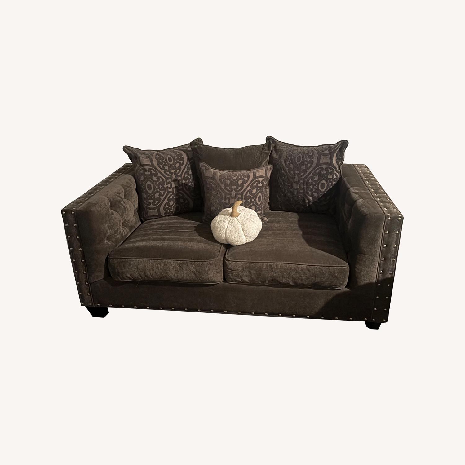 Ashley Dark Gray Sofa - image-0