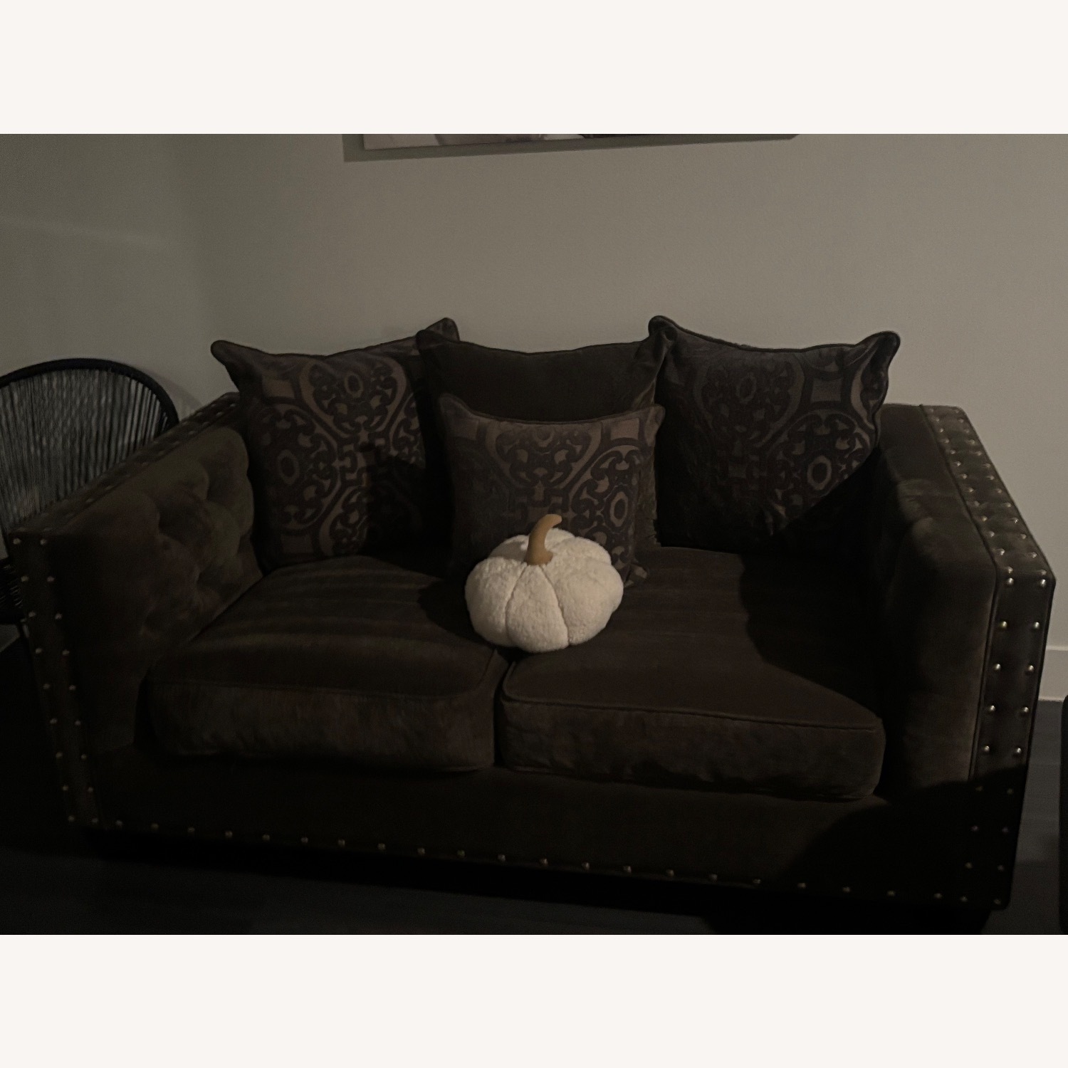 Ashley Dark Gray Sofa - image-6