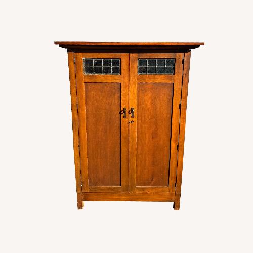 Used Crate & Barrel Mission Style TV Armoire  for sale on AptDeco