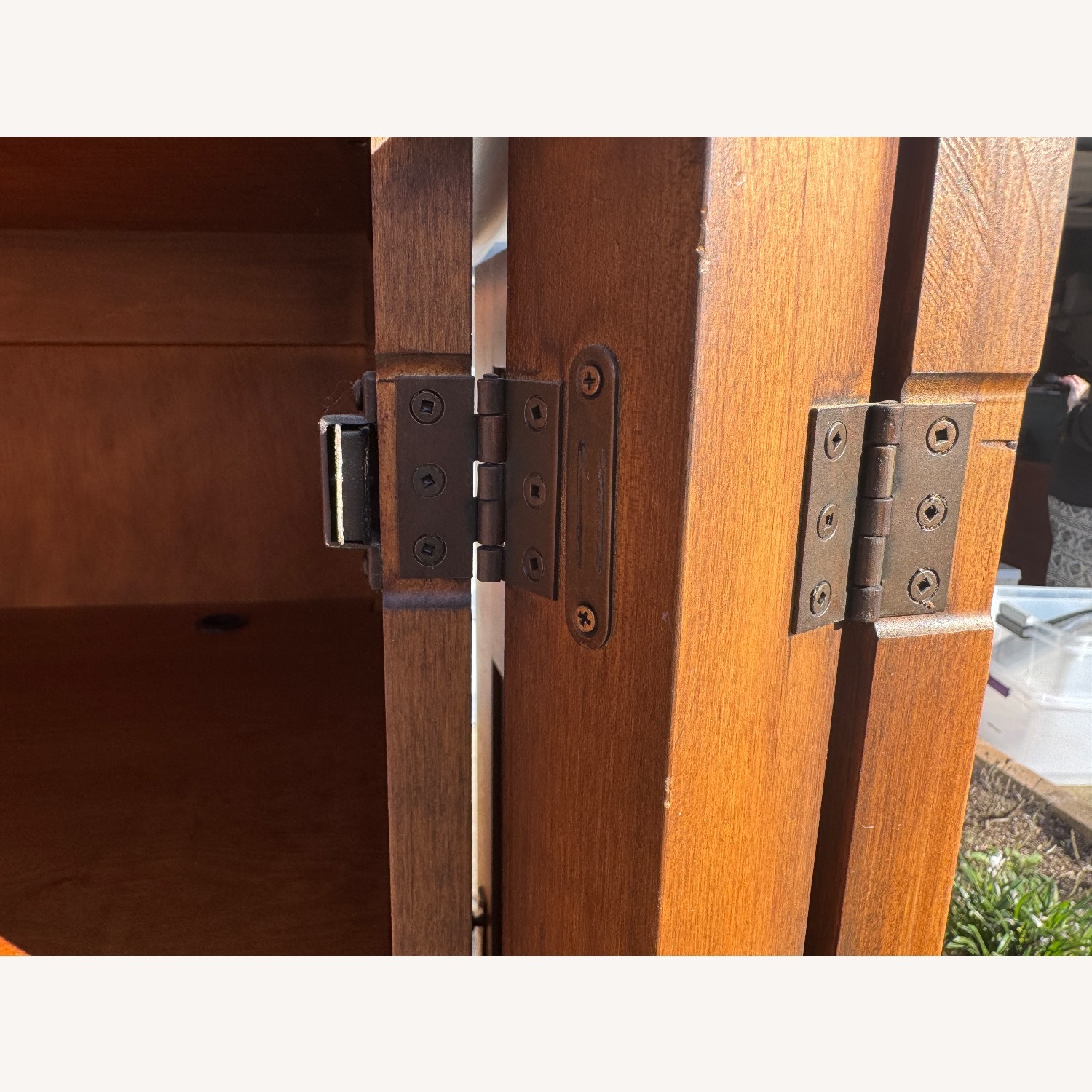 Crate & Barrel Mission Style TV Armoire  - image-9